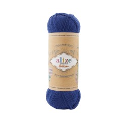 Пряжа для вязания Ализе Superwash Artisan (75% шерсть, 25% полиамид) 5х100г/420м цв.0797 т.синий
