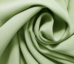 Ткань креп 330 г/м2 95% полиэстер, 5% спандекс шир.150 см арт.Р.11403.12 цв.12 зеленый уп.25м