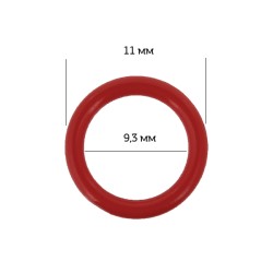 Кольцо для бюстгальтера пластик ARTA.F.SF-1-2 d9,3мм, цв.101 темно-красный, уп.50шт
