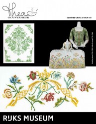 Набор для вышивания THEA GOUVERNEUR арт.780 Музей Rijks Платье 1750-1760; Жакет 1730-1749 22х28 см; 42х22 см