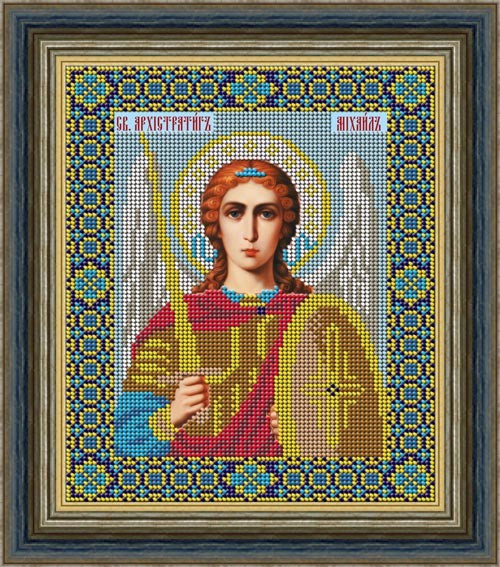 Набор для вышивания бисером GALLA COLLECTION арт.И 053 Икона Святой Архангел Михаил 18x22 см