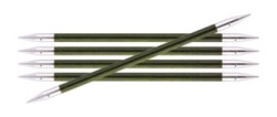 29040 Knit Pro Спицы чулочные Royale 5,5мм /20см, ламинированная береза, зеленый, 5шт