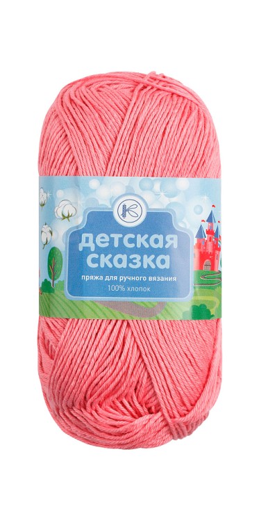 Нитки для вязания "Детская сказка" (100% хлопок) 8х100г/250м цв.0801 С-Пб