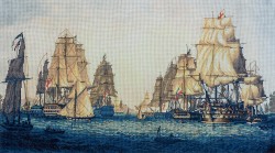 Набор для вышивания PANNA арт. KR-1624 Корабли в Алжире 51х27,5 см