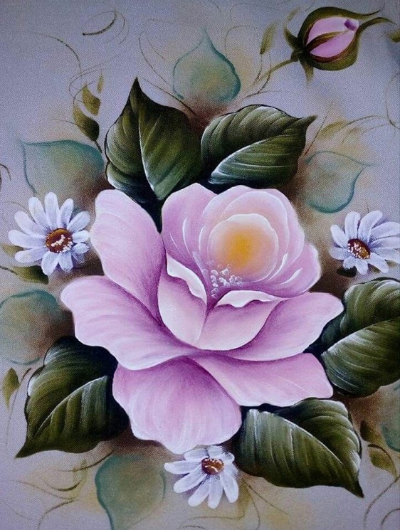 Картины мозаикой Molly арт.KM0935 Винтажная роза 15х20 см