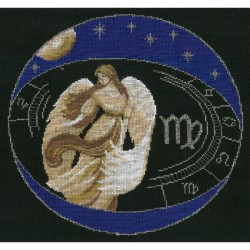 Набор для вышивания мулине НИТЕКС арт.0145 Дева 31х31 см