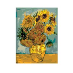 Картины по номерам Molly арт.KH0107/1 Ван Гог. Подсолнухи (24 Краски) 40х50 см упак