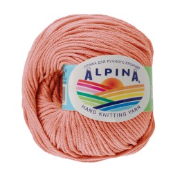 Пряжа ALPINA RENE (100% мерсеризованный хлопок) 10х50 г/105м цв.097 розово-красный