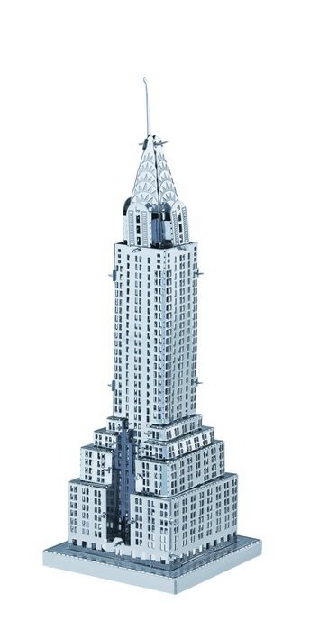 Объемная металлическая 3D модель арт.K0038/B11119 Chrysler Building 3,6х3,6х9,6 см