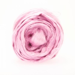 Шерсть для валяния ТРО "Гребенная лента" (вискоза) 50г цв.0029 розовая сирень