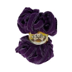 Пряжа ADELIA RUFF (100% акрил) 2х150г/60м СК цв.16 т.фиолетовый