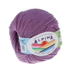 Пряжа ALPINA RENE (100% мерсеризованный хлопок) 10х50 г/105м цв.3835 фиолетовый