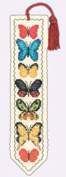 Набор для вышивания Le Bonheur des Dames арт.4542 Закладка Les Papillons (Бабочки) 5х20 см