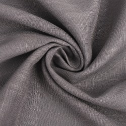 Ткань льняная TBYLi-1002-15 190г/м 40% лен 60%виск. шир 140см цв.15 серый рул 10м