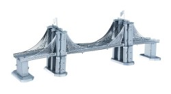 Объемная металлическая 3D модель арт.K0037/G21103 Brooklyn Bridge 13,5х2,5х4,6см