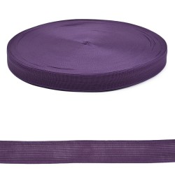 Тесьма вязаная окантовочная 22мм арт.001-22 цв.091 фиолетовый