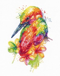 Набор для вышивания ОВЕН арт. 1443 Райская птица 16х24 см