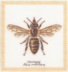 Набор для вышивания THEA GOUVERNEUR арт.3017 Медоносная пчела 20х21 см
