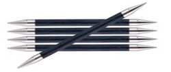 29044 Knit Pro Спицы чулочные Royale 8мм /20см, ламинированная береза, королевский синий, 5шт