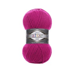 Пряжа для вязания Ализе Superlana midi (25% шерсть, 75% акрил) 5х100г/170м цв.149 фуксия