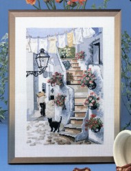 Набор для вышивания OEHLENSCHLAGER арт.76436 Лестница 32х45 см