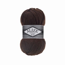 Пряжа для вязания Ализе Superlana maxi (25% шерсть, 75% акрил) 5х100г/100м цв.026 коричневый