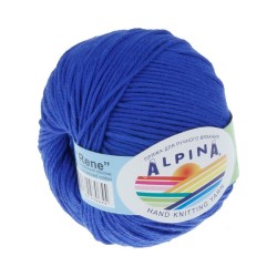 Пряжа ALPINA RENE (100% мерсеризованный хлопок) 10х50 г/105м цв.916 синий