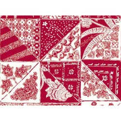 Ткань для пэчворка PEPPY Bombay Panel 4503 146 г/м  100% хлопок цв.25140 RED1 уп.60х110 см