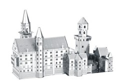 Объемная металлическая 3D модель арт.K0059/B31127 Neuschwanstein Castle 12,1х5х7,2см