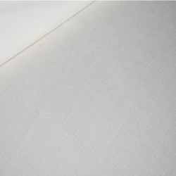 Ткань лен отбеленный, 140г/м , 30% лен + 70% хлопок, цв.белый уп.50х50см