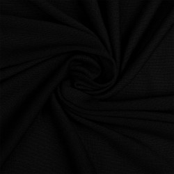 Ткань Вискоза трикотаж, 210г/м 95% виск 5%лайк шир.185см арт.ШН-210955-02 цв.черный (60982) рул.50-75м (1кг-2,5м)