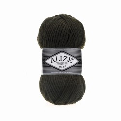 Пряжа для вязания Ализе Superlana maxi (25% шерсть, 75% акрил) 5х100г/100м цв.241 т.зеленый