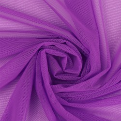 Сетка эластичная KRUZHEVO арт.TBY.068 80г/м  ш.160см цв.фиолетовый неон уп.3м
