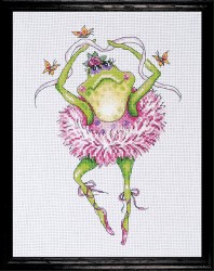 Набор для вышивания DESIGN WORKS арт.2757 Танцующая лягушка 18х25,4 см