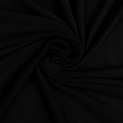 Ткань Вискоза трикотаж, 210г/м 95% виск 5%лайк шир.185см арт.ШН-210955-02 цв.черный (60982) уп.6м (1кг-2,5м)