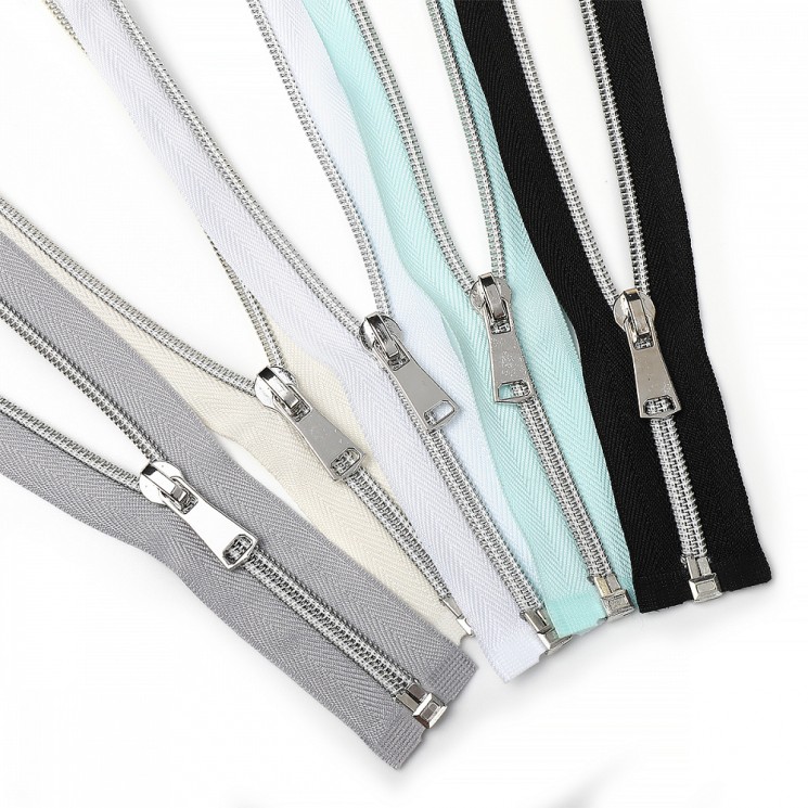 Молния MaxZipper спираль №5 65см АССОРТИ №1 5цв х 5шт
