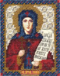 Набор для вышивания PANNA арт. CM-1215 Икона Преподобной Ксении 8,5х10,5 см