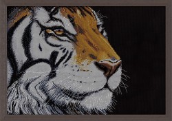Набор для вышивания DESIGN WORKS арт.2929 Оранжевый тигр 30,5х46 см