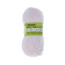 Пряжа ALPINA XENIA (100% мерсеризованный хлопок) 10х50г/240м цв.158 бл.розовый