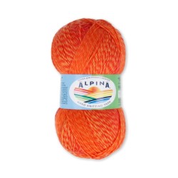 Пряжа ALPINA ROMANTIC (100% шерсть) 5х100г/300м цв.03 желтый-оранжевый
