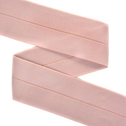 Резинка TBY матовая шир.60мм цв.02 розовый мягкая широкая с перегибом уп.25м