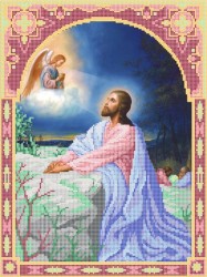 Рисунок на ткани АНГЕЛIКА арт. A530 Иисус на Елеонской горе 30х40 см упак (1 шт)
