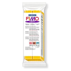 FIMO Soft полимерная глина, запекаемая в печке, уп. 350г цв.жёлтый арт.8022-16