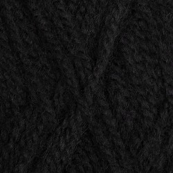 Пряжа для вязания ПЕХ "Ангорская тёплая" (40% шерсть, 60% акрил) 5х100г/480м цв.002 черный