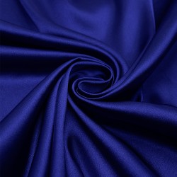 Ткань атлас стрейч 105 г кв.м 98% полиэстер, 2% спандекс шир.150 см арт.Р.33016.16 цв.16 синий уп.25м