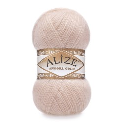 Пряжа для вязания Ализе Angora Gold (20% шерсть, 80% акрил) 5х100г/550м цв.404 пудра