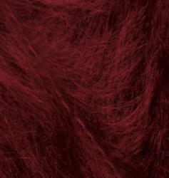 Пряжа для вязания Ализе Mohair classic (25% мохер, 24% шерсть, 51% акрил) 5х100г/200м цв.057 бордовый