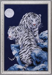 Набор для вышивания DESIGN WORKS арт.2544 Лунный тигр 40,5 x 58,4 см