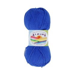 Пряжа ALPINA HOLLY (100% мерсеризованный хлопок) 10х50г/200м цв.546 яр.синий