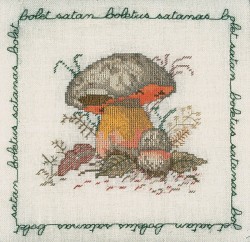 Набор для вышивания Le Bonheur des Dames арт.1686 Bolet Satan (Сатанинский гриб) 18,5х19 см